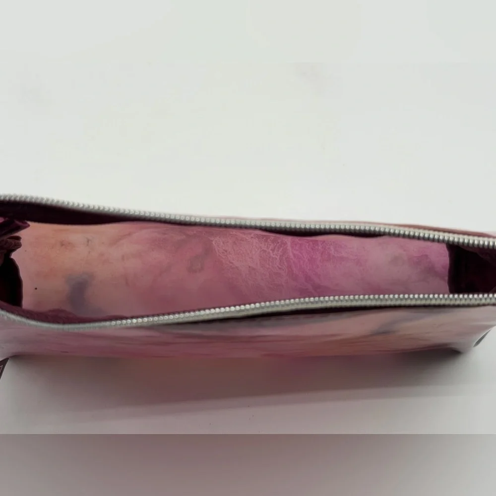 Ulta Purple Makeup Bag With Ulta Eye Liner And Wet n Wild Pink Lipstick - New